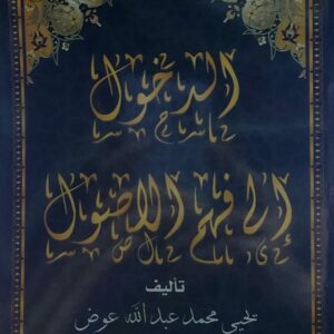 الدخول الى فهم الاصول (يحي محمد عبدالله عوض)