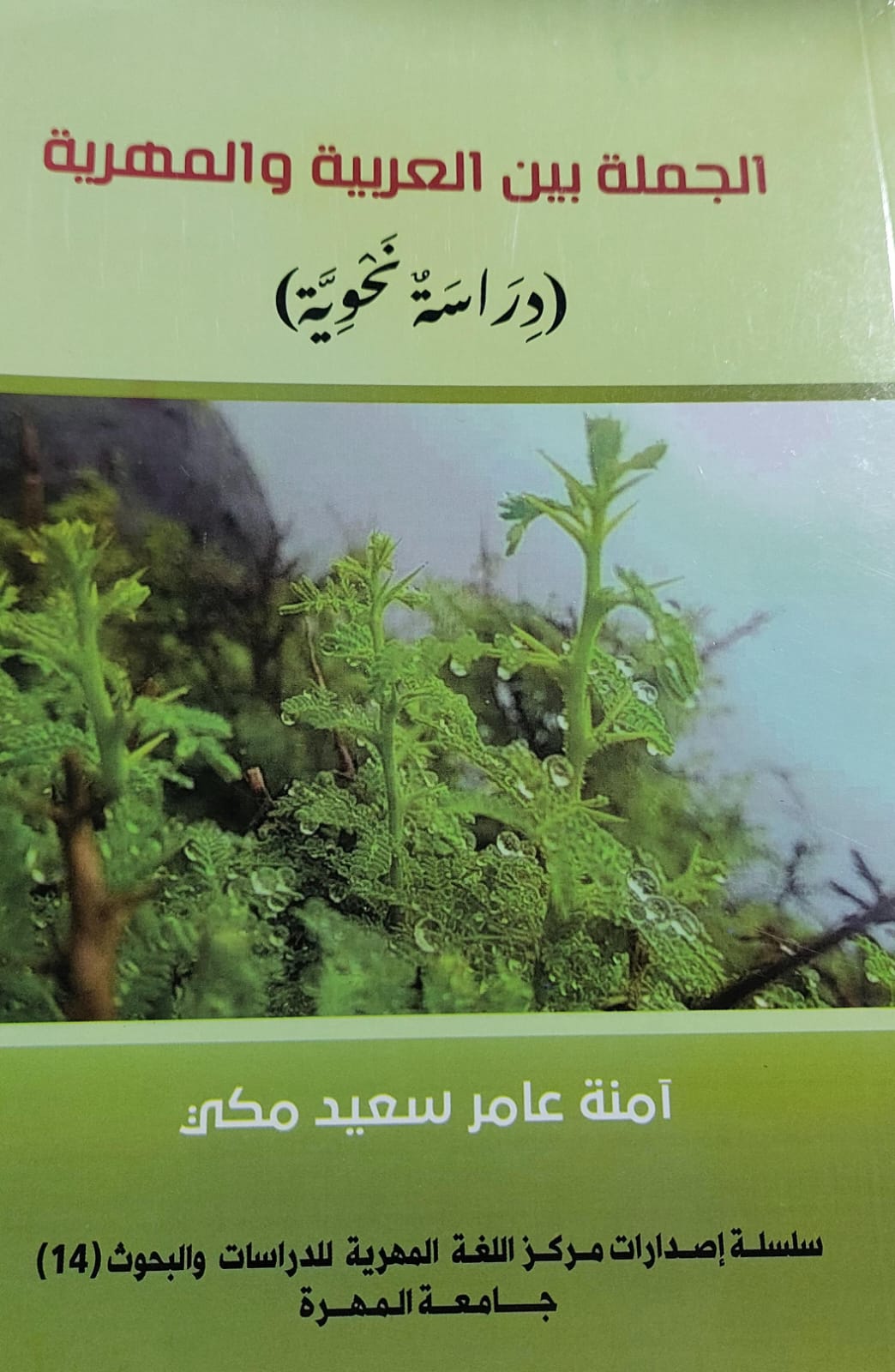 الجملة بين العربية والمهرية (آمنة عامر سعيد مكي)